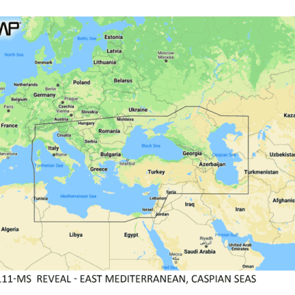 Χάρτης REVEAL: M-EM-Y111-MS East Mediterranean, Caspian Seas