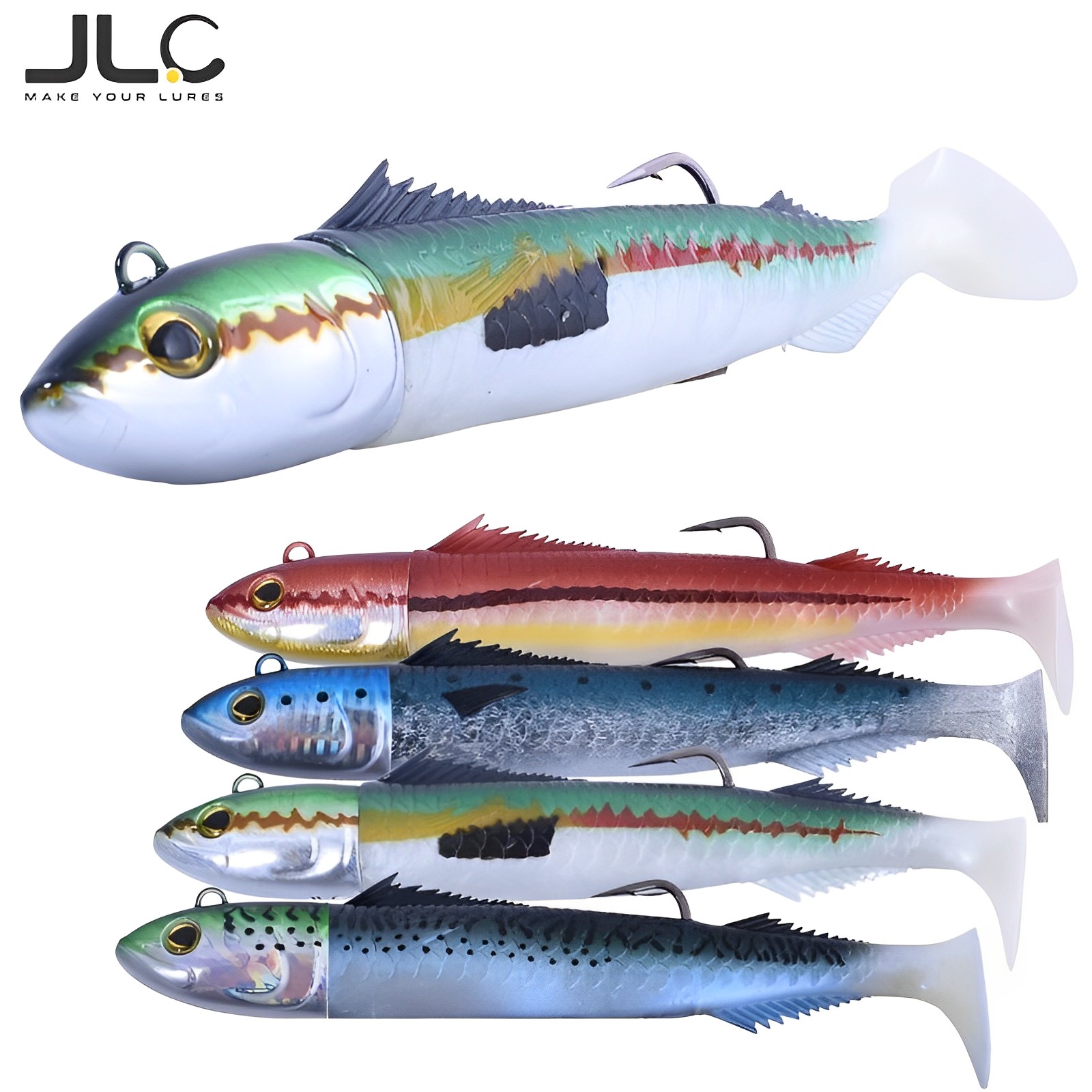 SILICONE JLC Combo Real Fish + 1 body